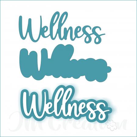 Wellness mittel - Stanzschablone